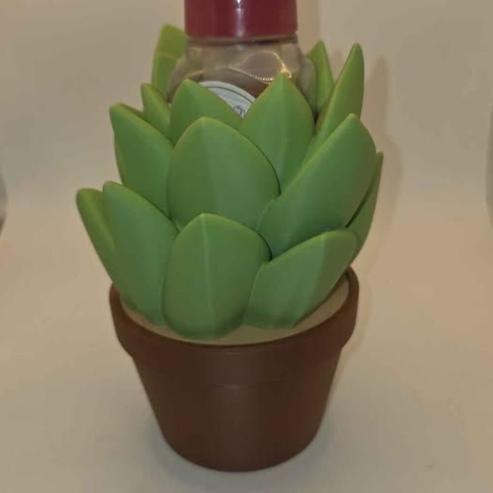 3D Printed Succulent Soap Dispenser – Unique Home Decor